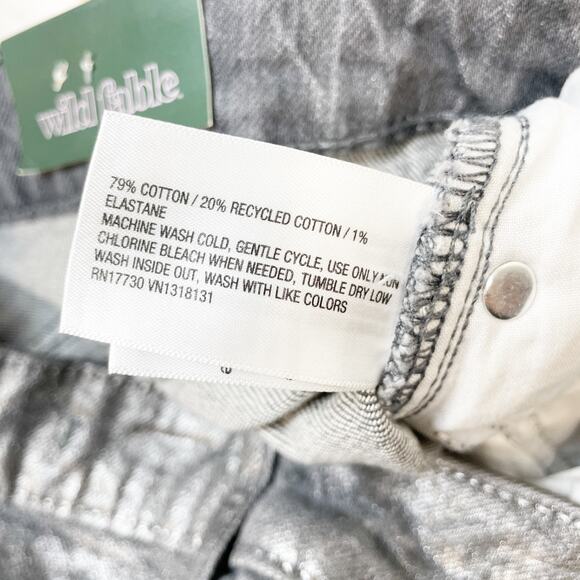 Wild Fable Women's High Rise Baggy Jeans Gray Wash Size 4 Reg - Picture 6 of 7